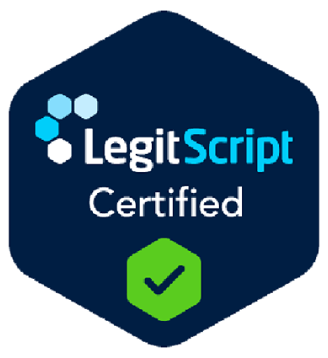 Badge representing the Legit Script certification